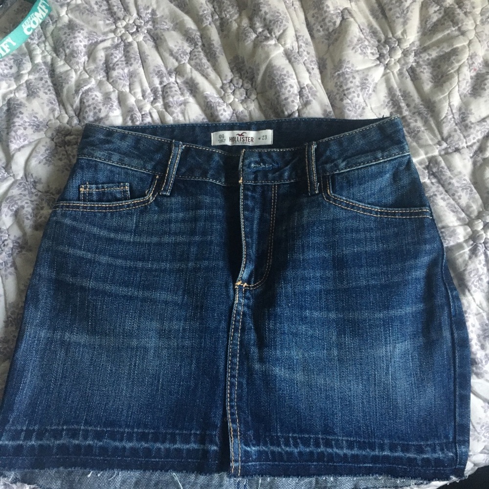 Hollister denim skirt